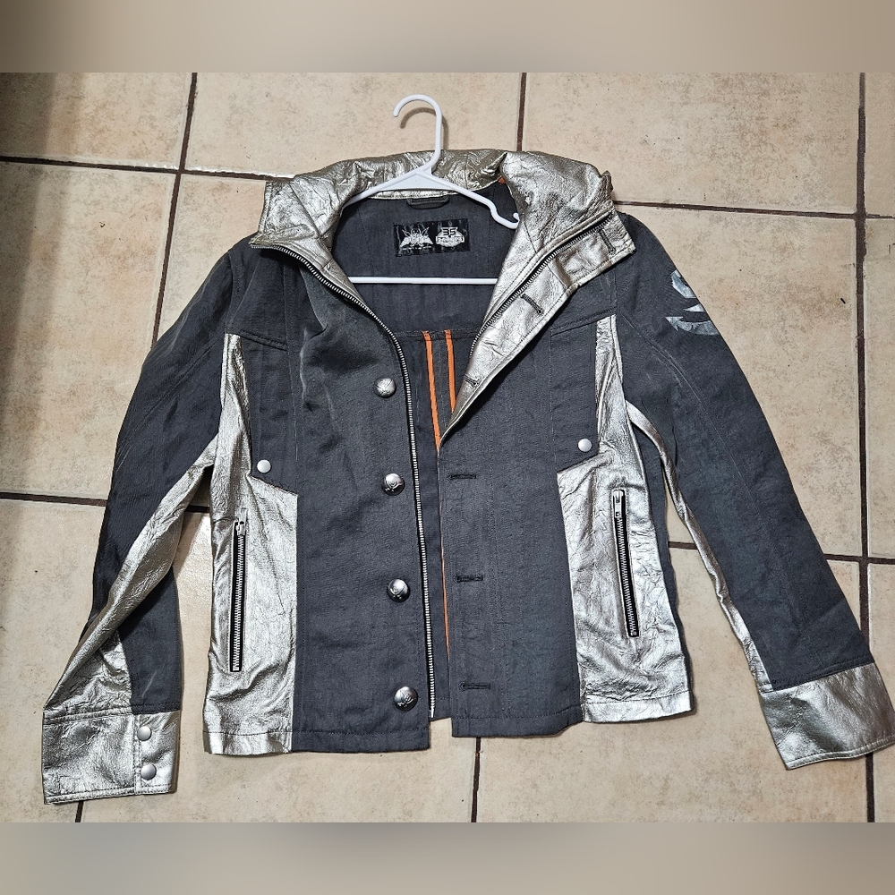 Gokai Silver / Gai Ikari Gokaiger Silver Jacket Official Bandai Mens Small